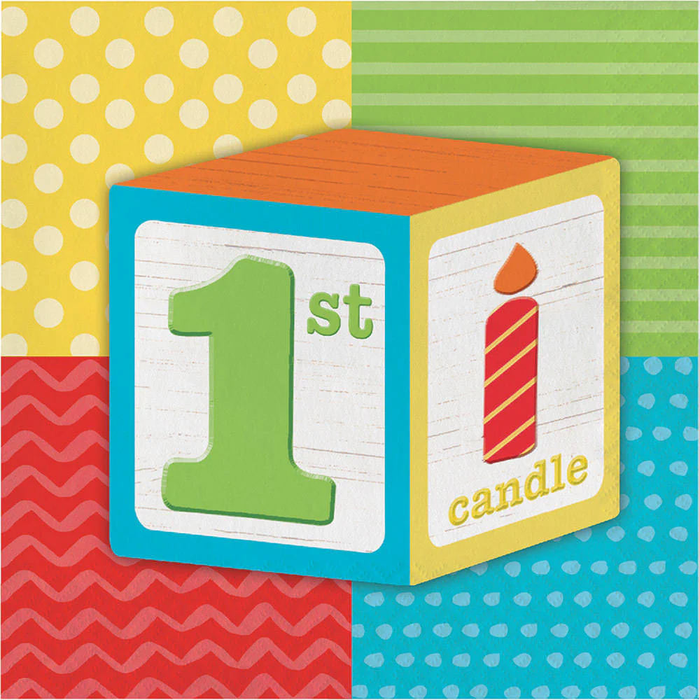 ABC Birthday Luncheon Napkins (16 ct)