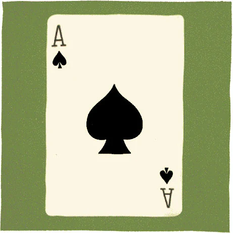 Ace of Spades Silk 36"