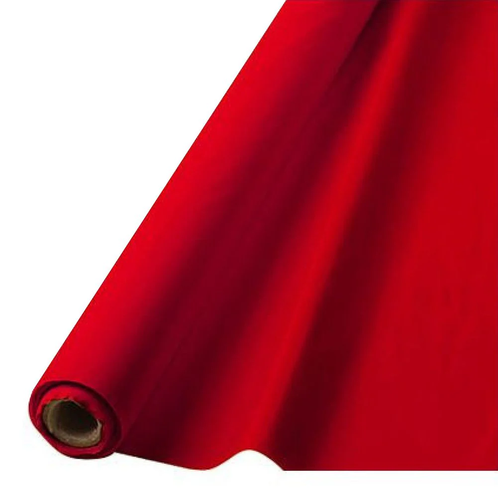 Apple Red Tableroll Plastic Jumbo 40"X 250'
