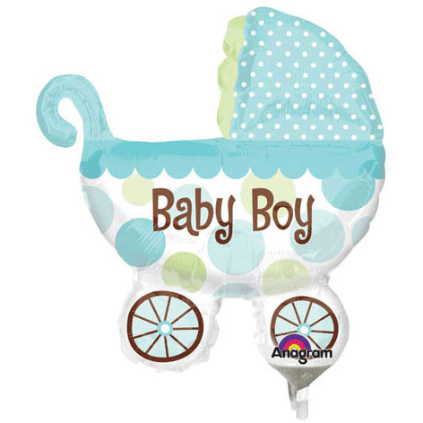 Baby Buggy Boy Mini Shape