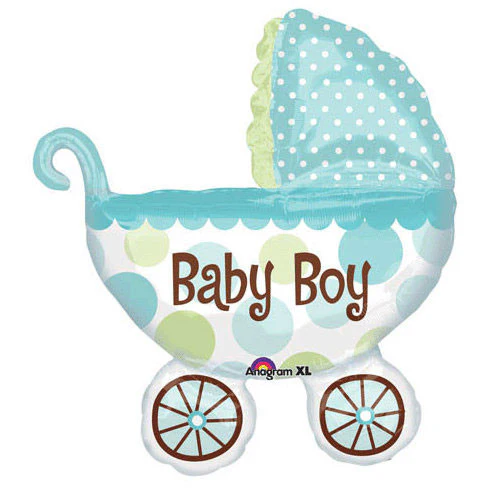 Baby Buggy Boy Shape Flat