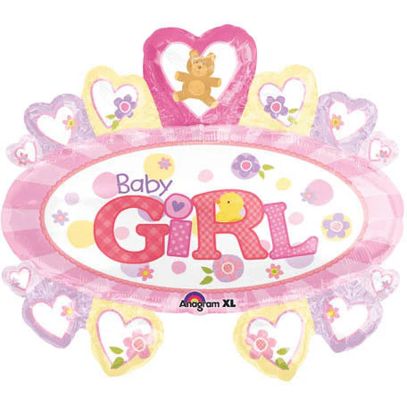 Baby Girl Marquee Super Shape