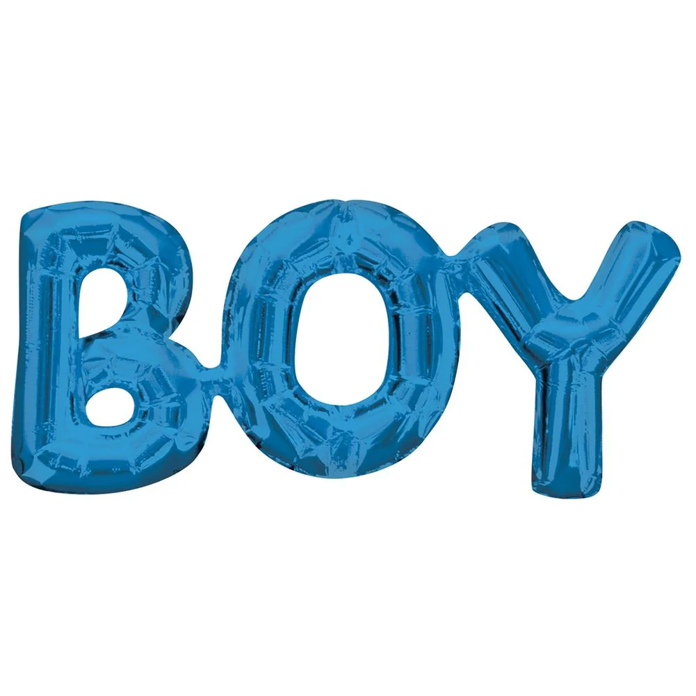 Balloon Air‑Filled Phrase "Boy" Blue
