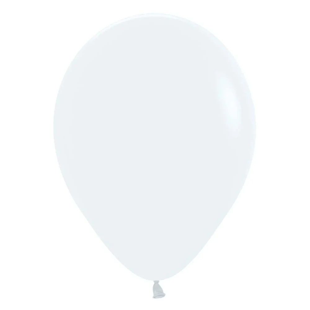 Sempertex 11" Fashion White Latex Balloons (100ct)