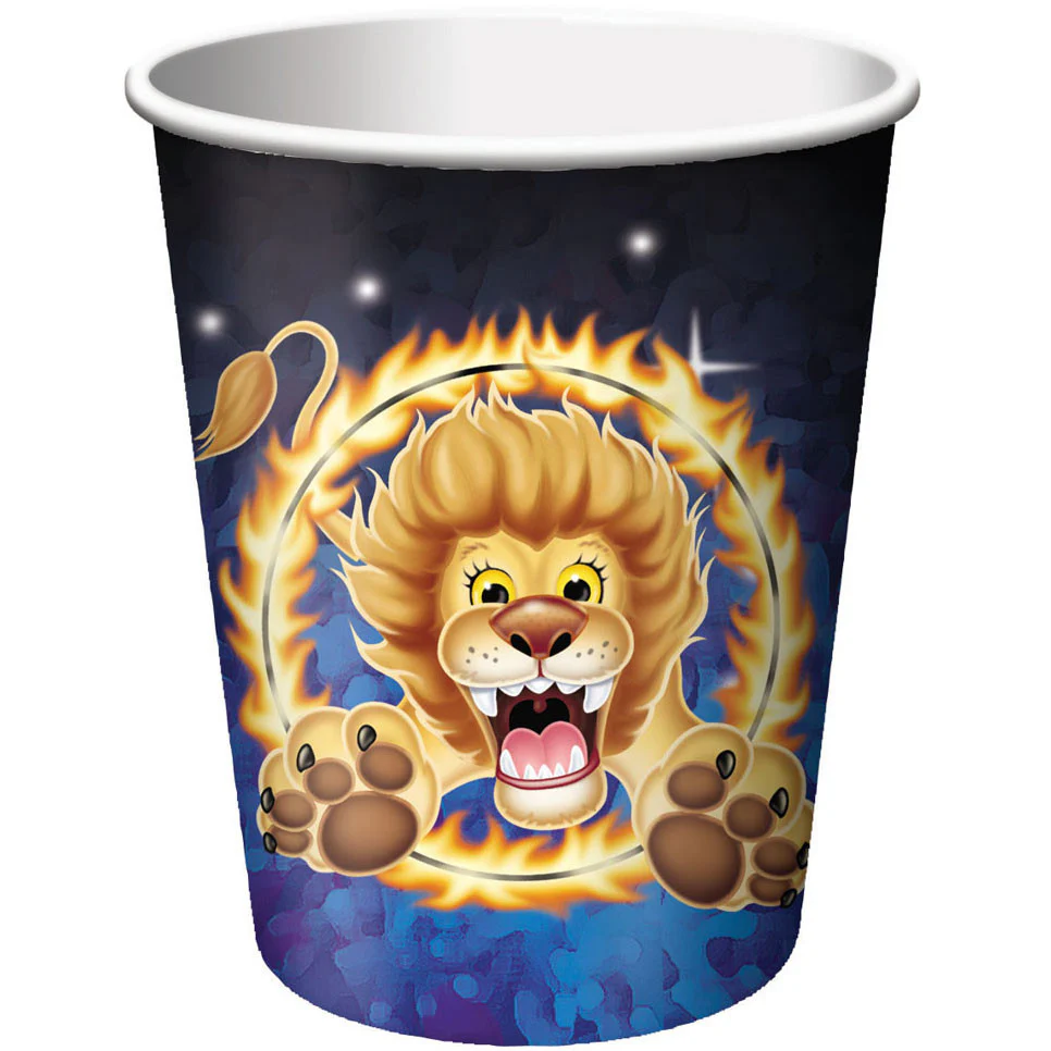 Big Top Birthday 9oz Cups (8ct)