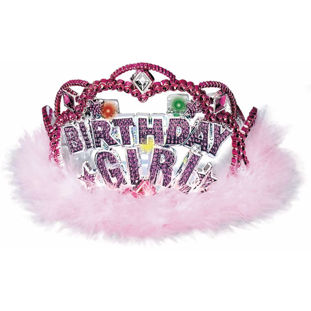Birthday Girl Flashing Lights Tiara