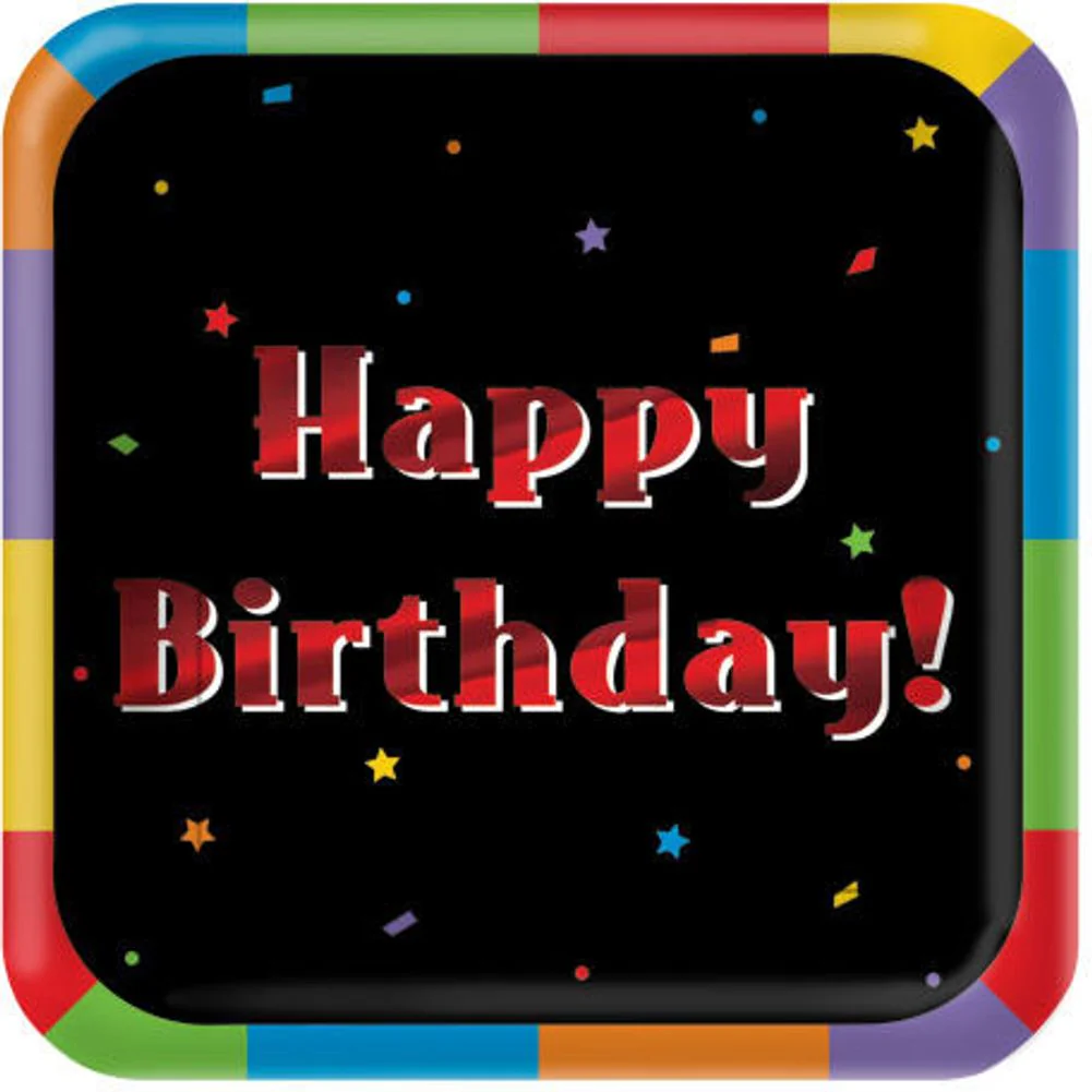 Birthday Milestones Banquet Plates (8ct)