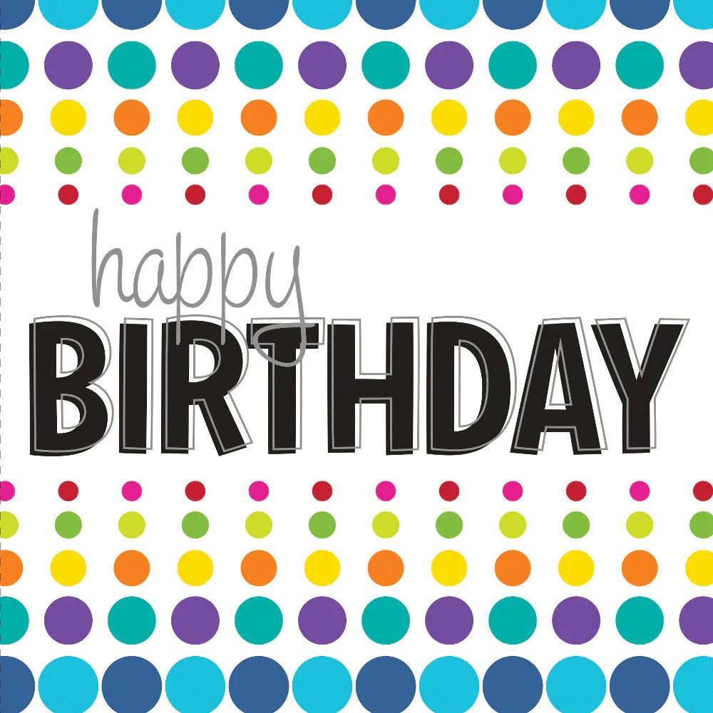Birthday Pop Luncheon Napkins (16ct)