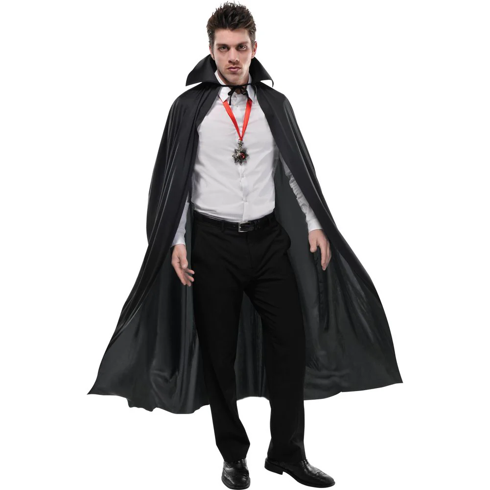 Black Full Length Cape Adult