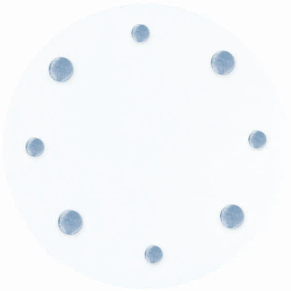 Blue Dot Tulle Circles (12 ct)