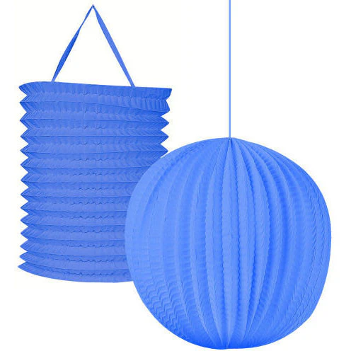 Blue Paper Lanterns (2ct)