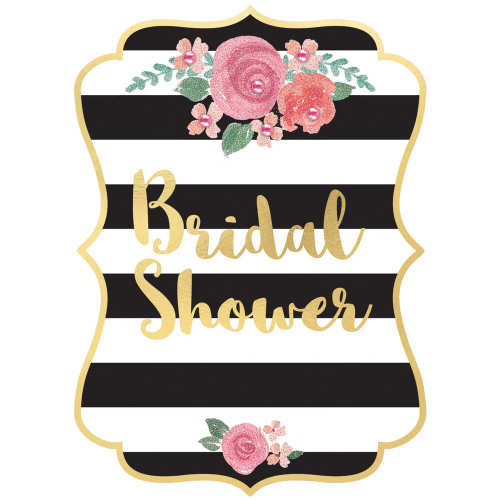 Bridal Shower Jumbo Deluxe Invitations (8 ct)