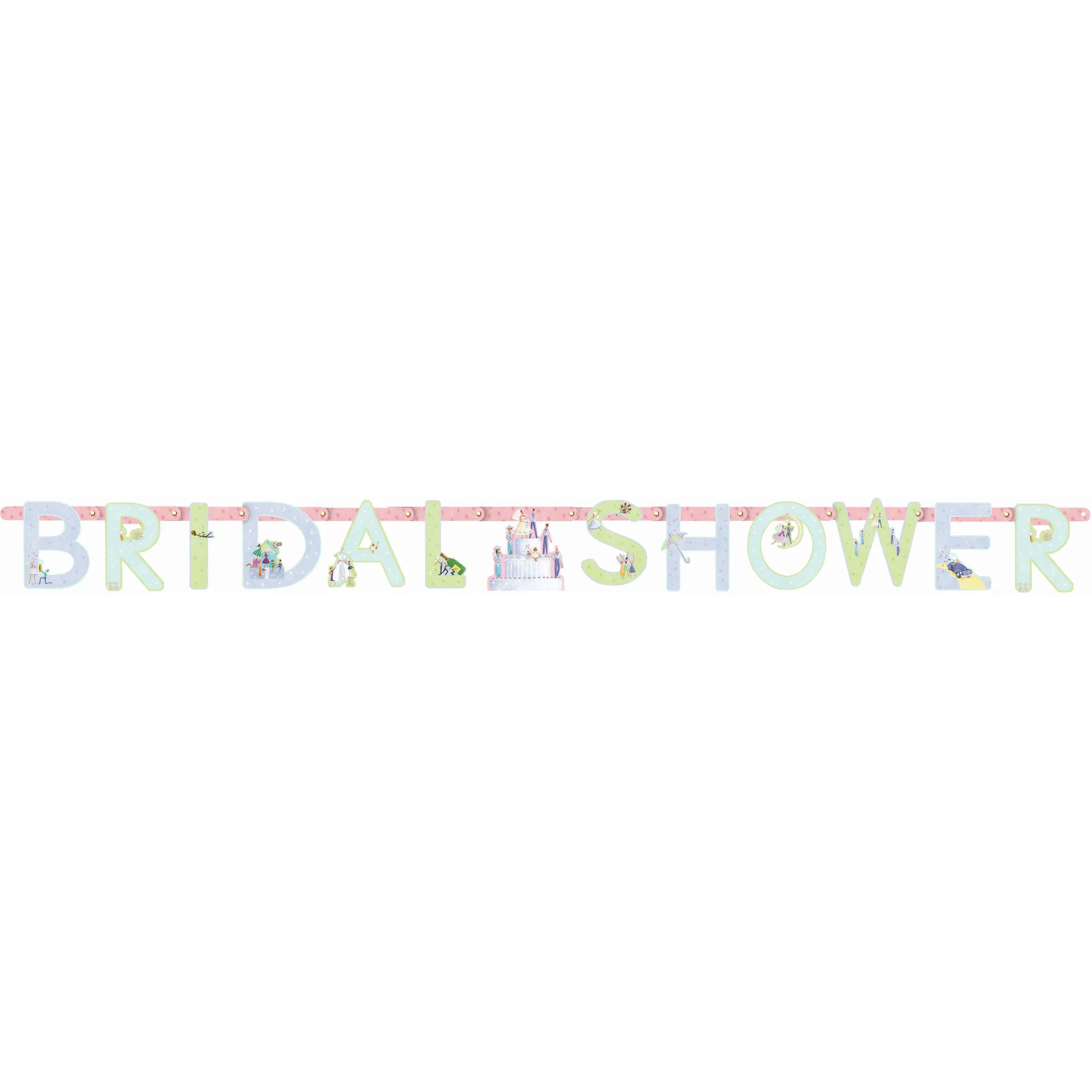 Bridal Shower Letter Banner