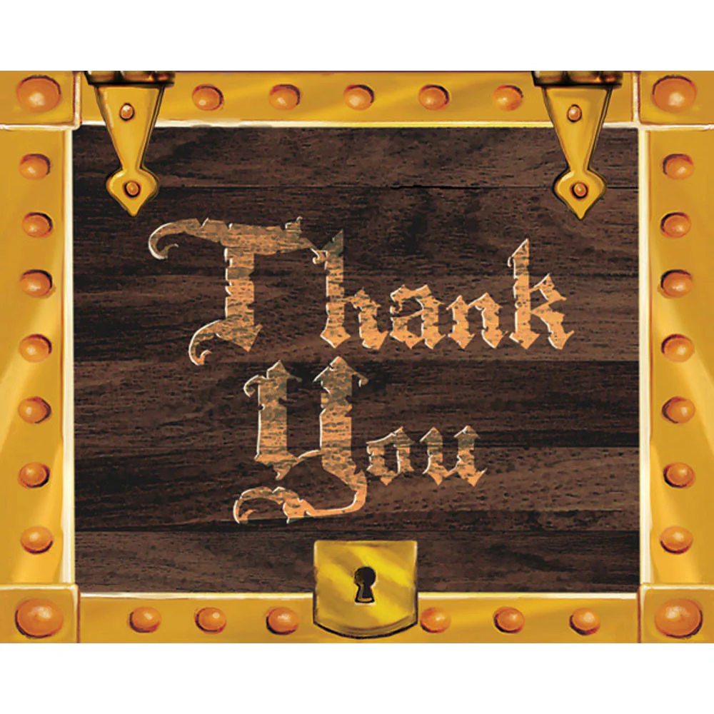 Buried Treasure Thank You Notes (8 ct)