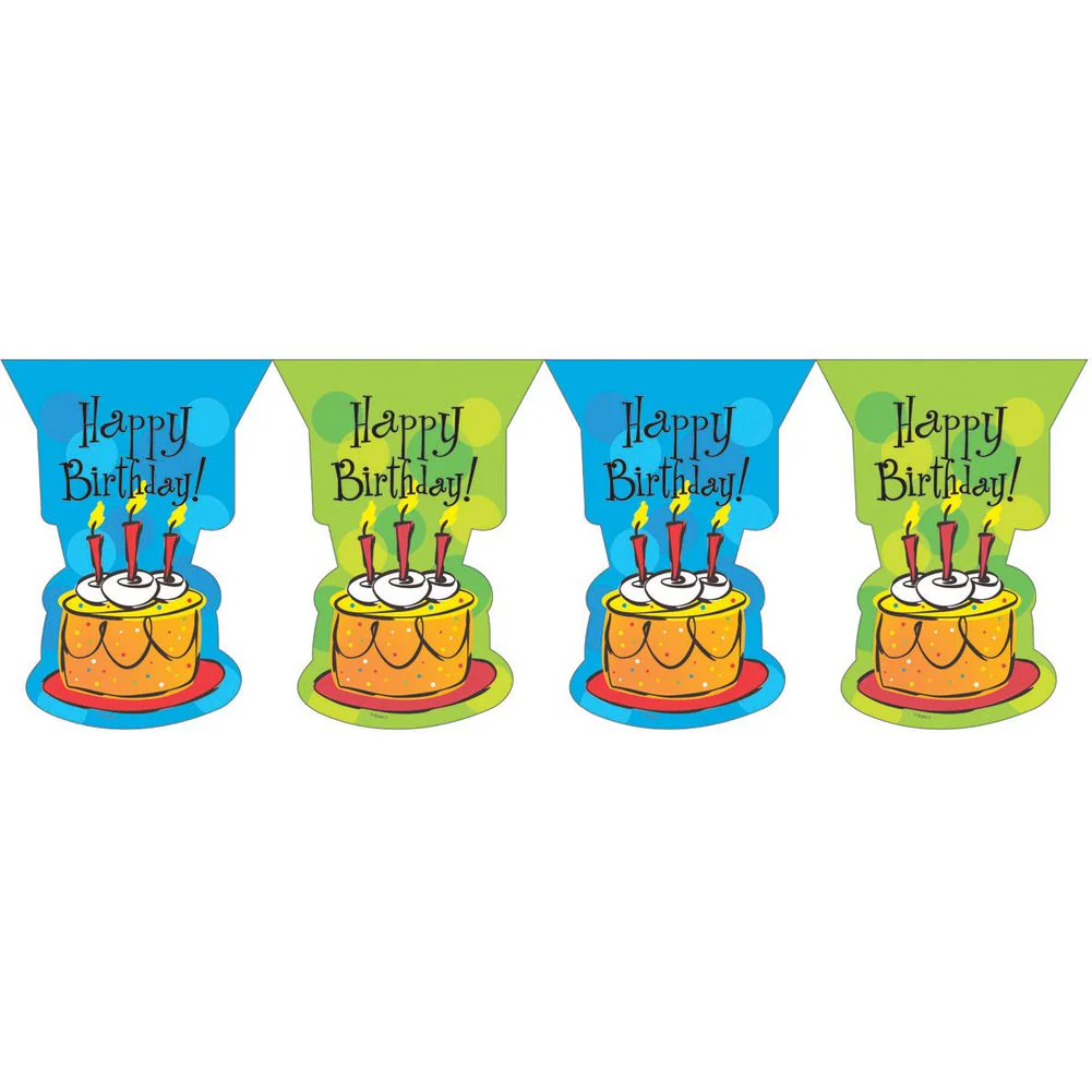 Cake Celebration Flag Banner