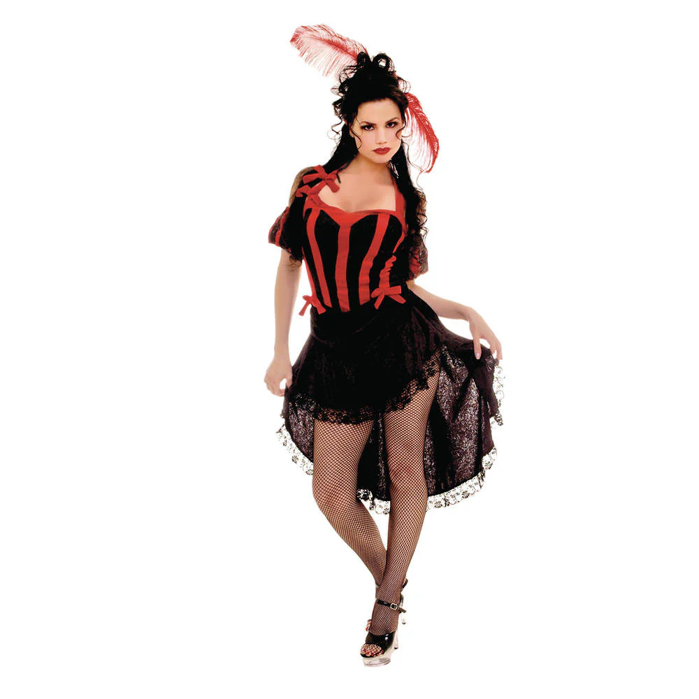 Can Can Velvet Dress Womans X-Large 116