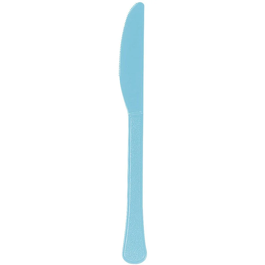 Caribbean Blue Midweight Plastic Knives (100ct)