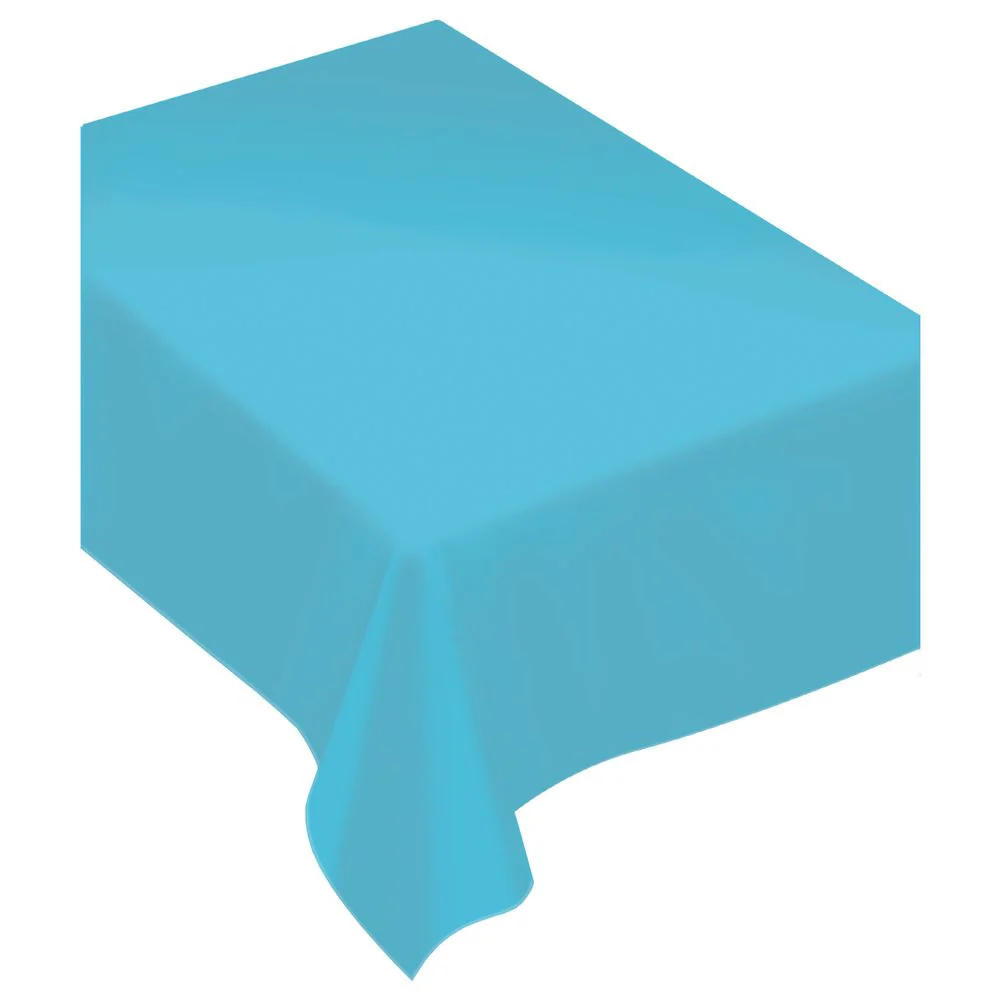 Caribbean Blue Premium Fabric Tablecover