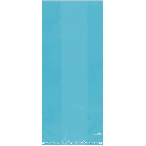 Caribbean Blue Small Cello Bags (25ct)