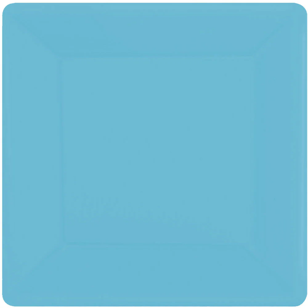 Caribbean Square Paper Banquet Plates (20ct)