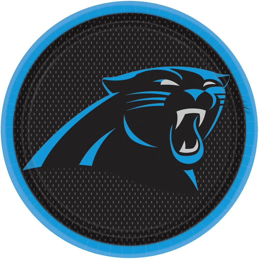 Carolina Panthers Dinner Plates (8ct)
