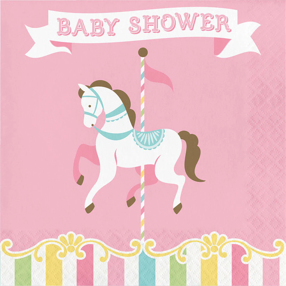 Carousel Luncheon Napkins (16 ct)