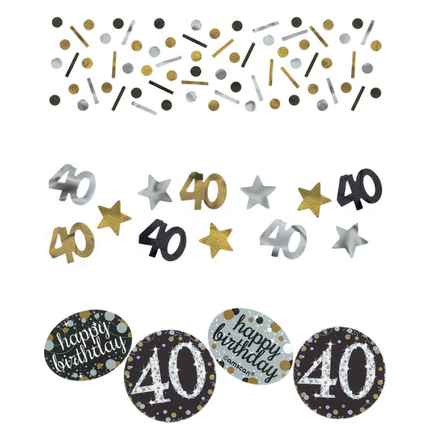 Celebrate 40 Confetti