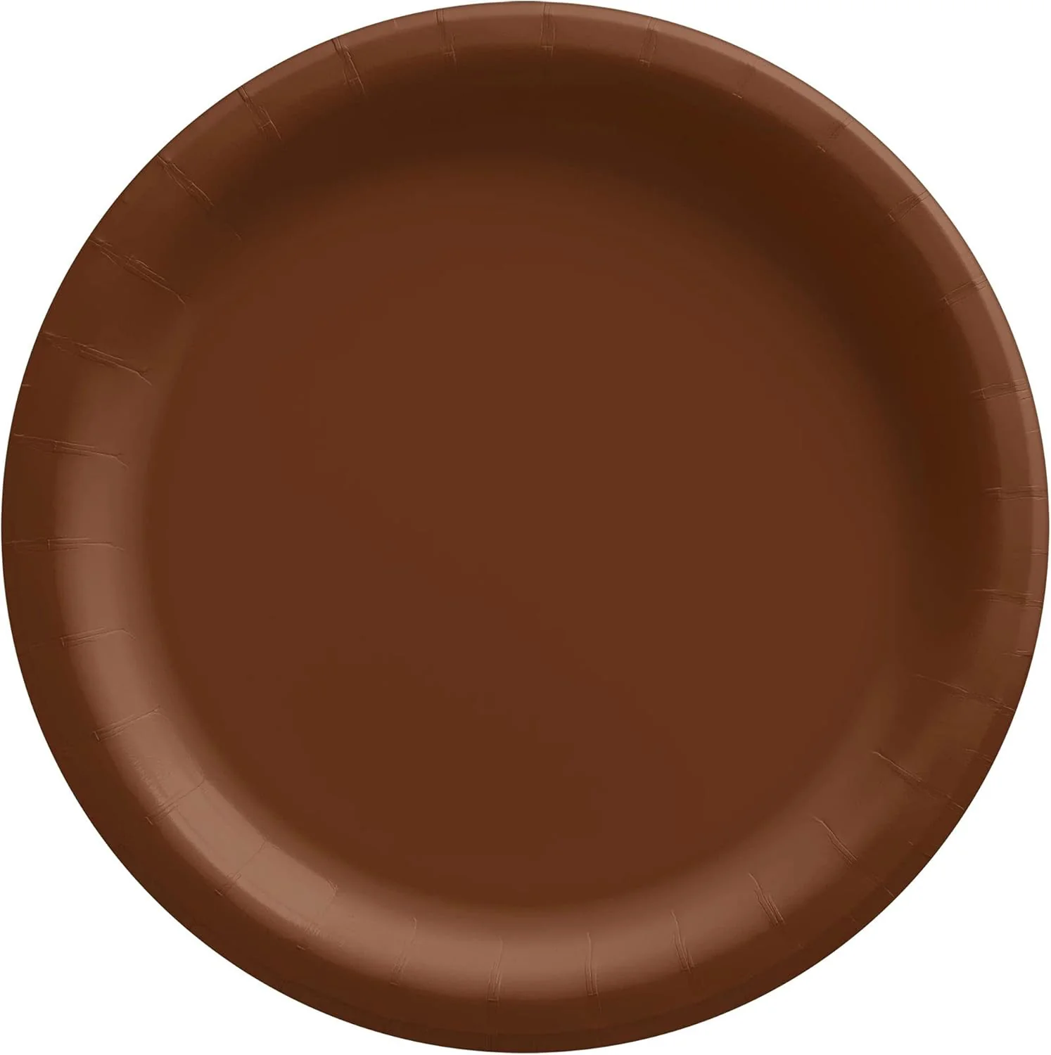 Chocolate Brown Dinner Paper Plates (20ct)