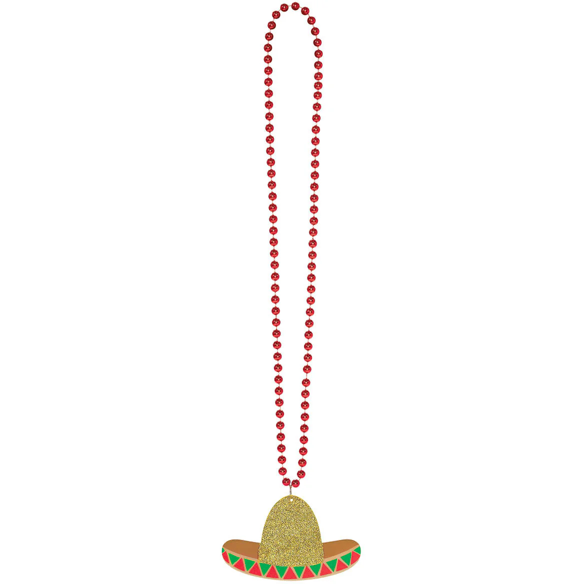 Cinco Sombrero Glitter Necklace