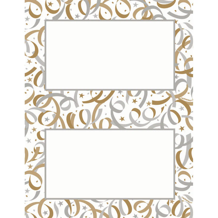 Classic Streamers Printable Invites (24)