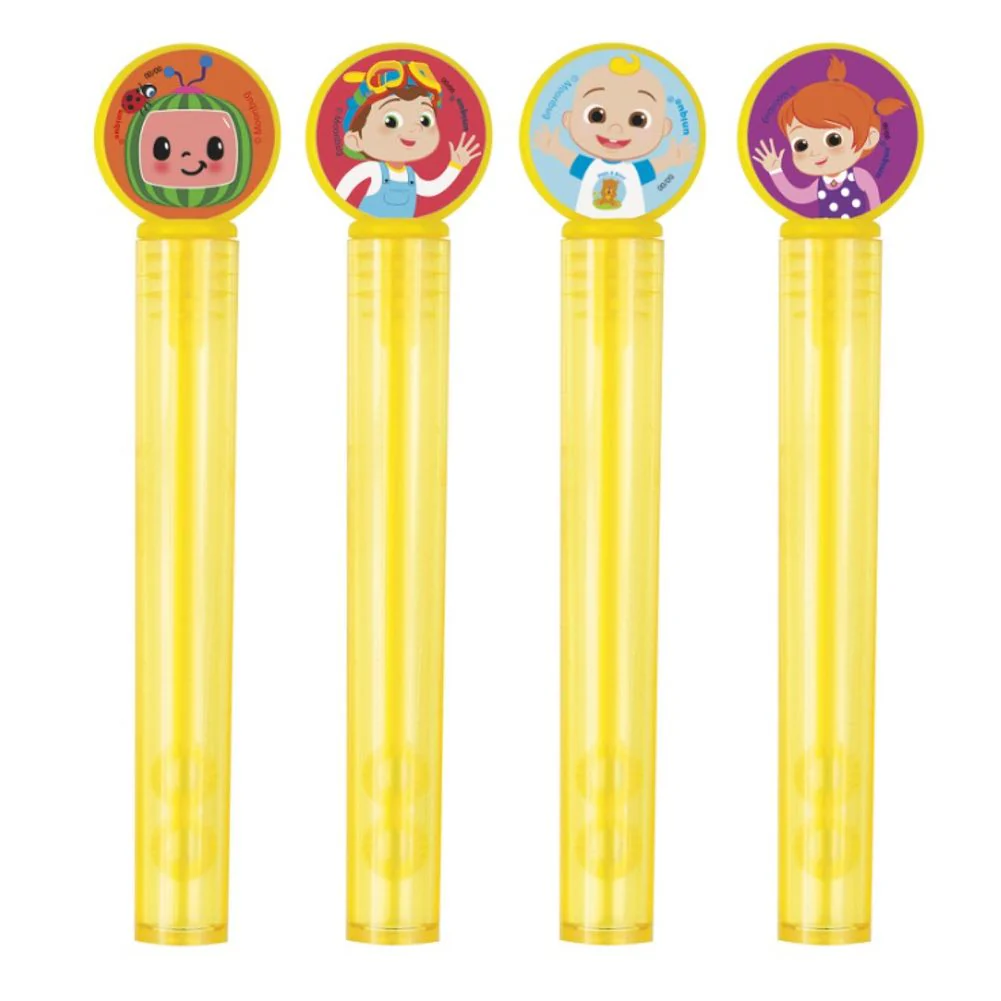 CoComelon Bubble Tubes & Wands (4ct)
