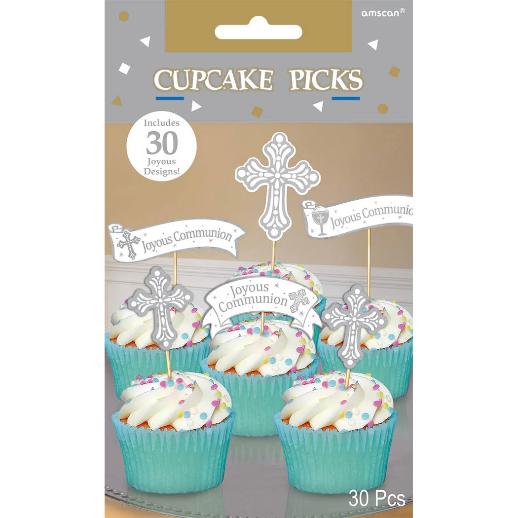 Communion Cupcake Picks (30ct)
