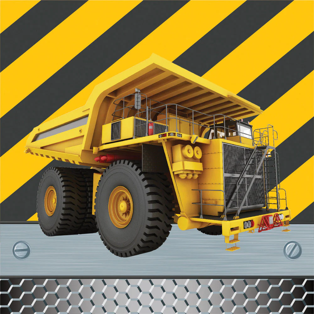 Construction Birthday Zone Beverage Napkins (16ct)