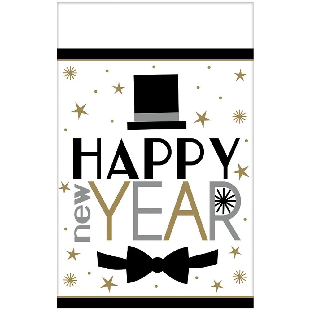 Dapper Night Plastic Tablecover (1 ct)