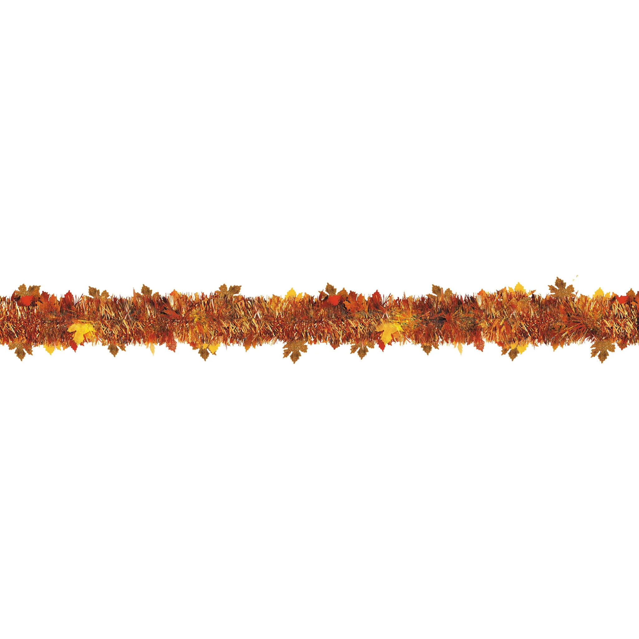 Fall Leaves Tinsel Boa Garland