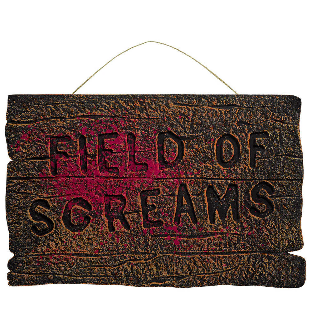 Field of Screams Sign 14.5" x 22"