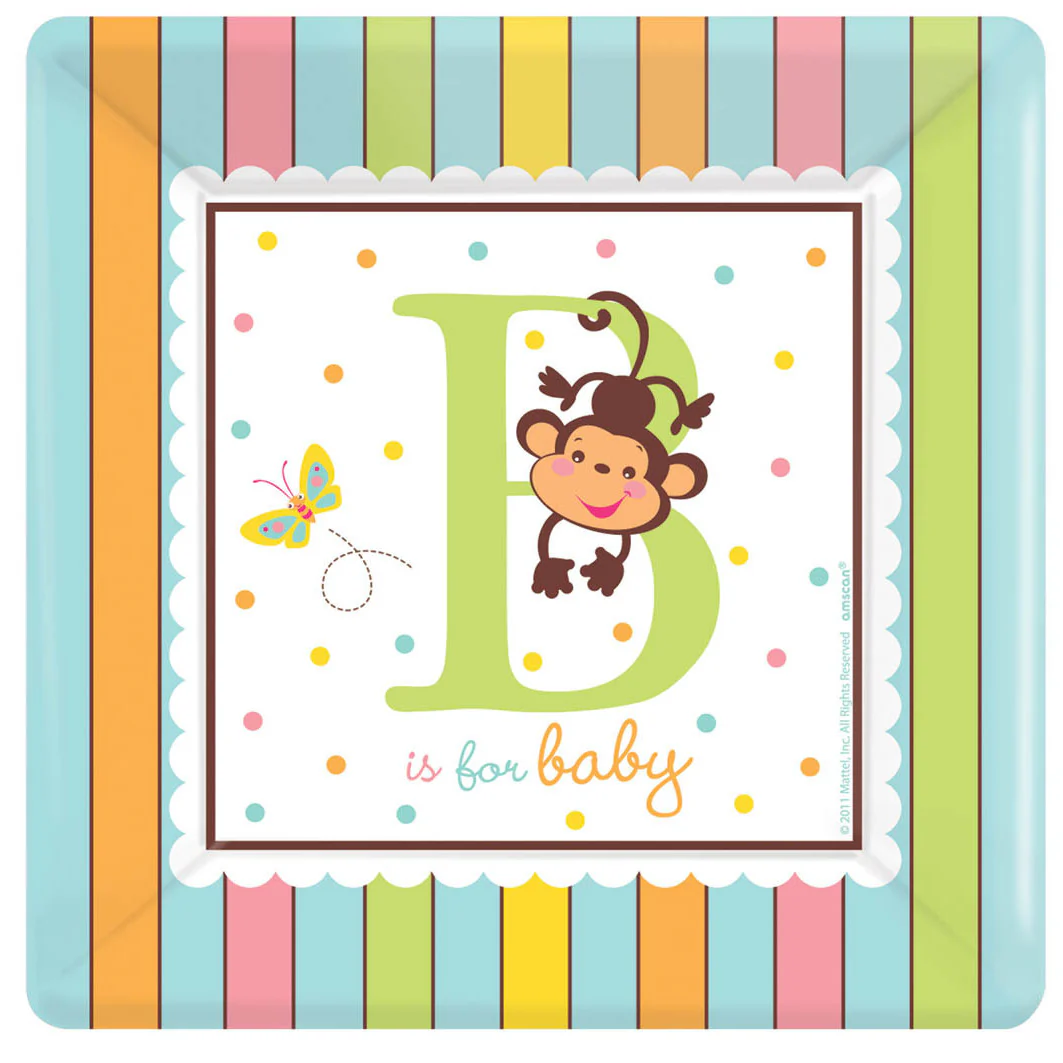 Fisher Price ABC Dessert Plates (18ct)