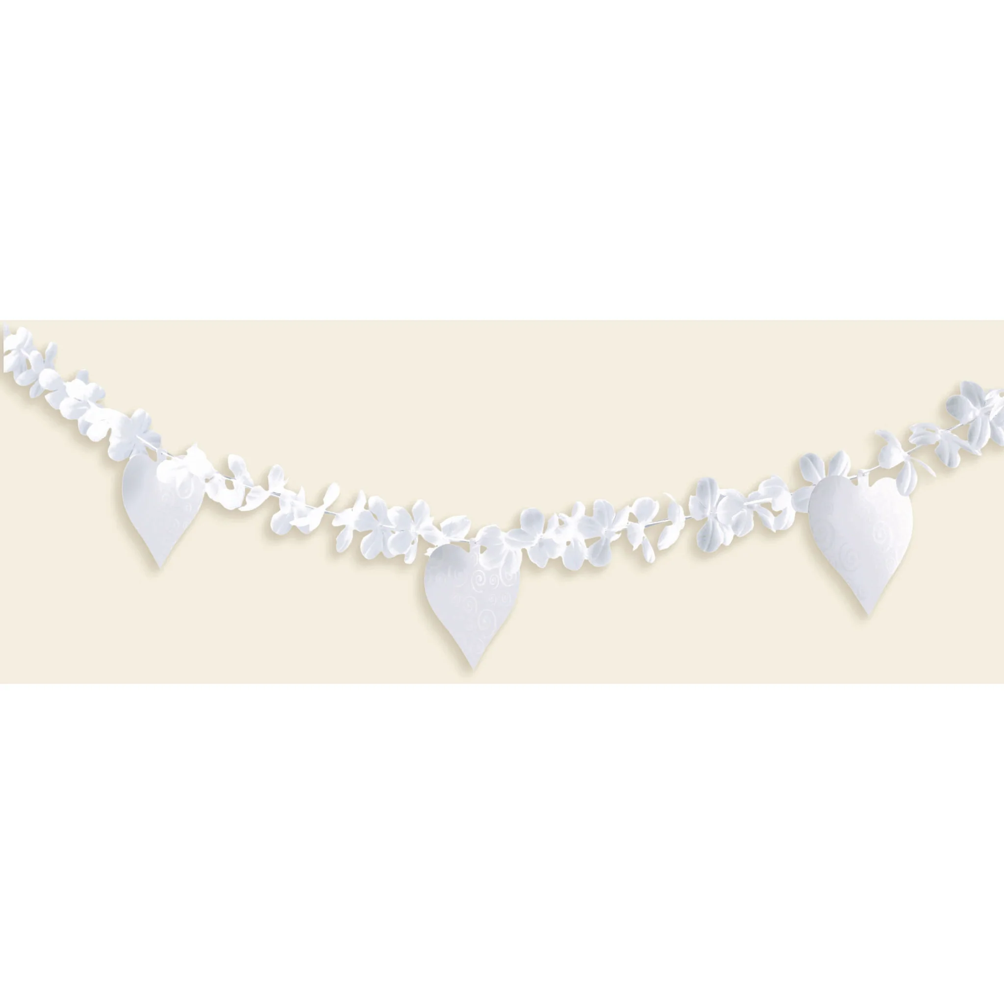 Flowers and Heart Garland