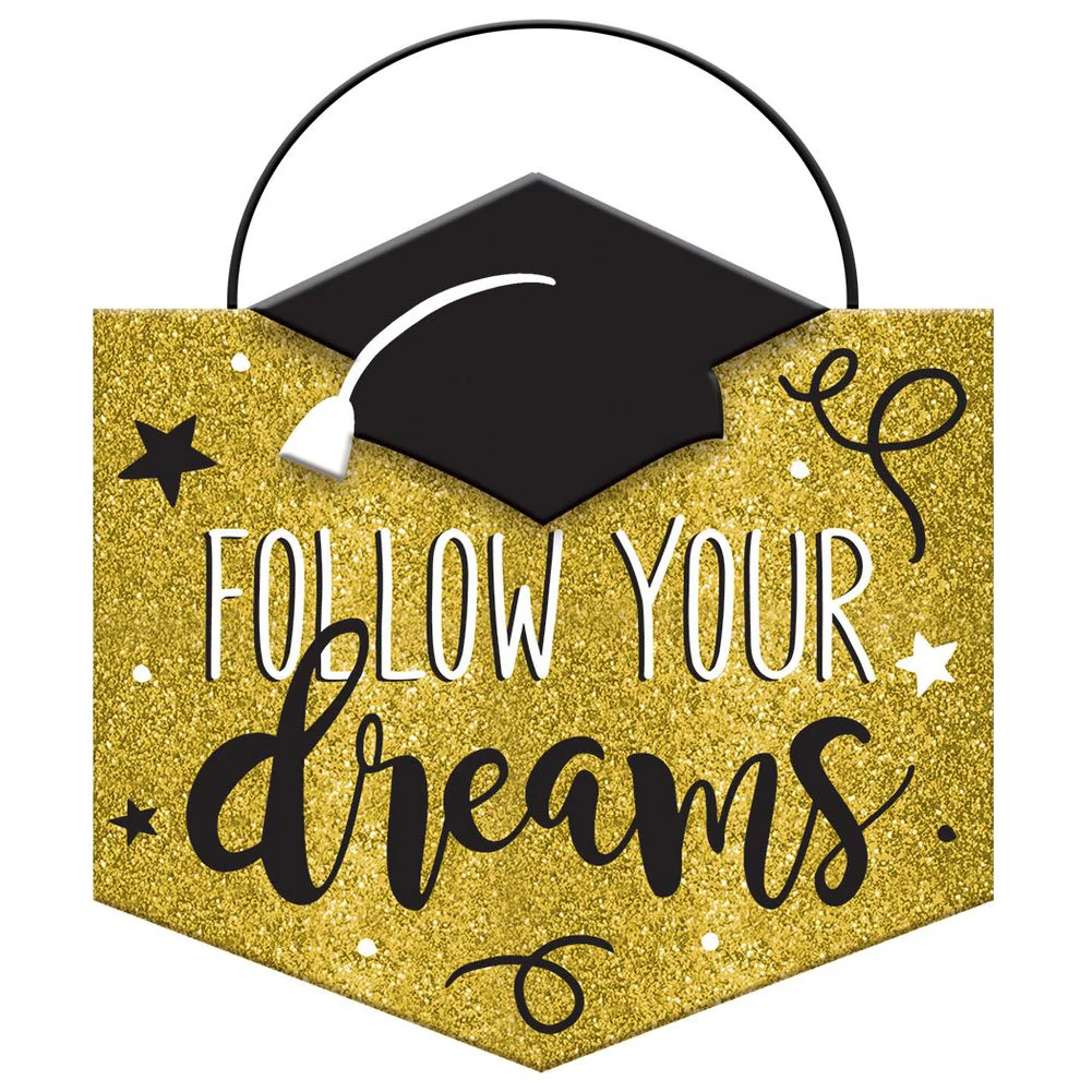 Follow Your Dreams Mini Message Die-Cut Sign