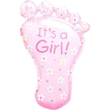Foot It's A Girl Super Shape Flat