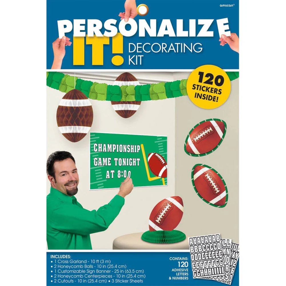 Footbal Decorating Kit