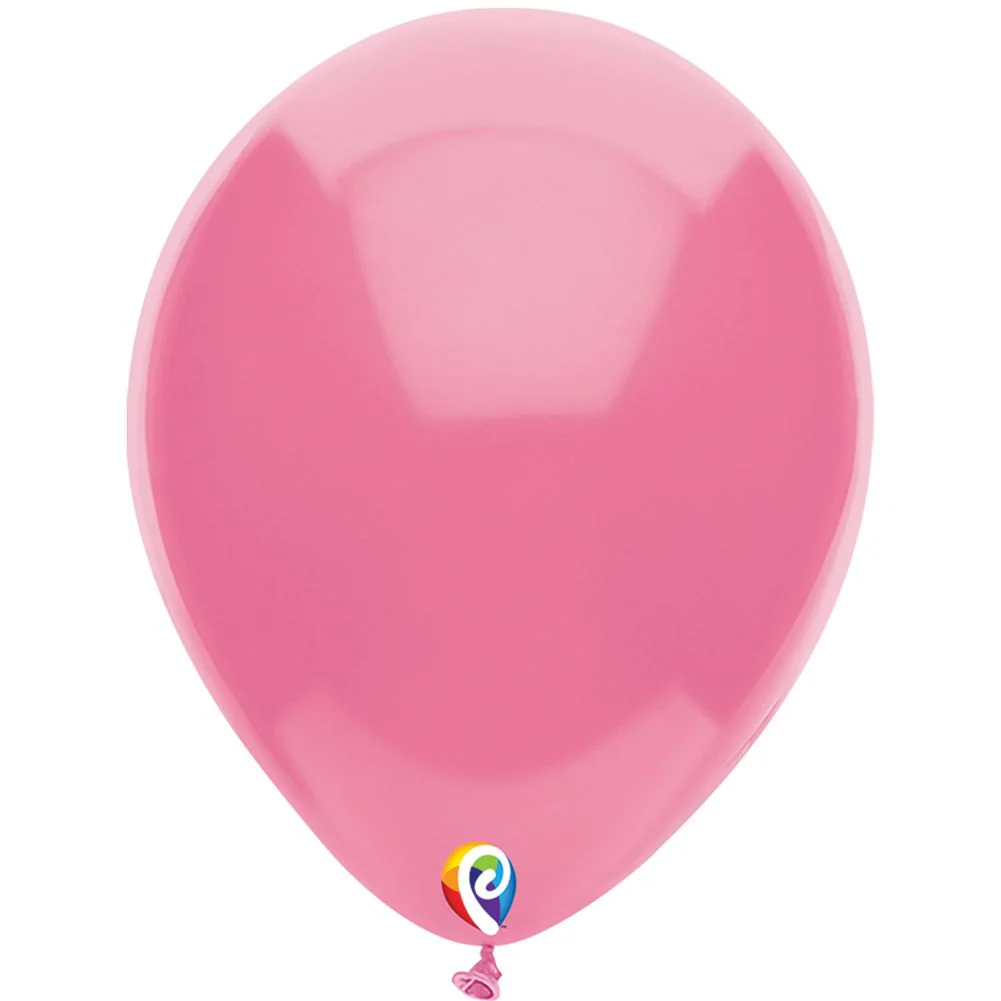 Funsational 12" Hot Pink Latex Balloons, 50ct