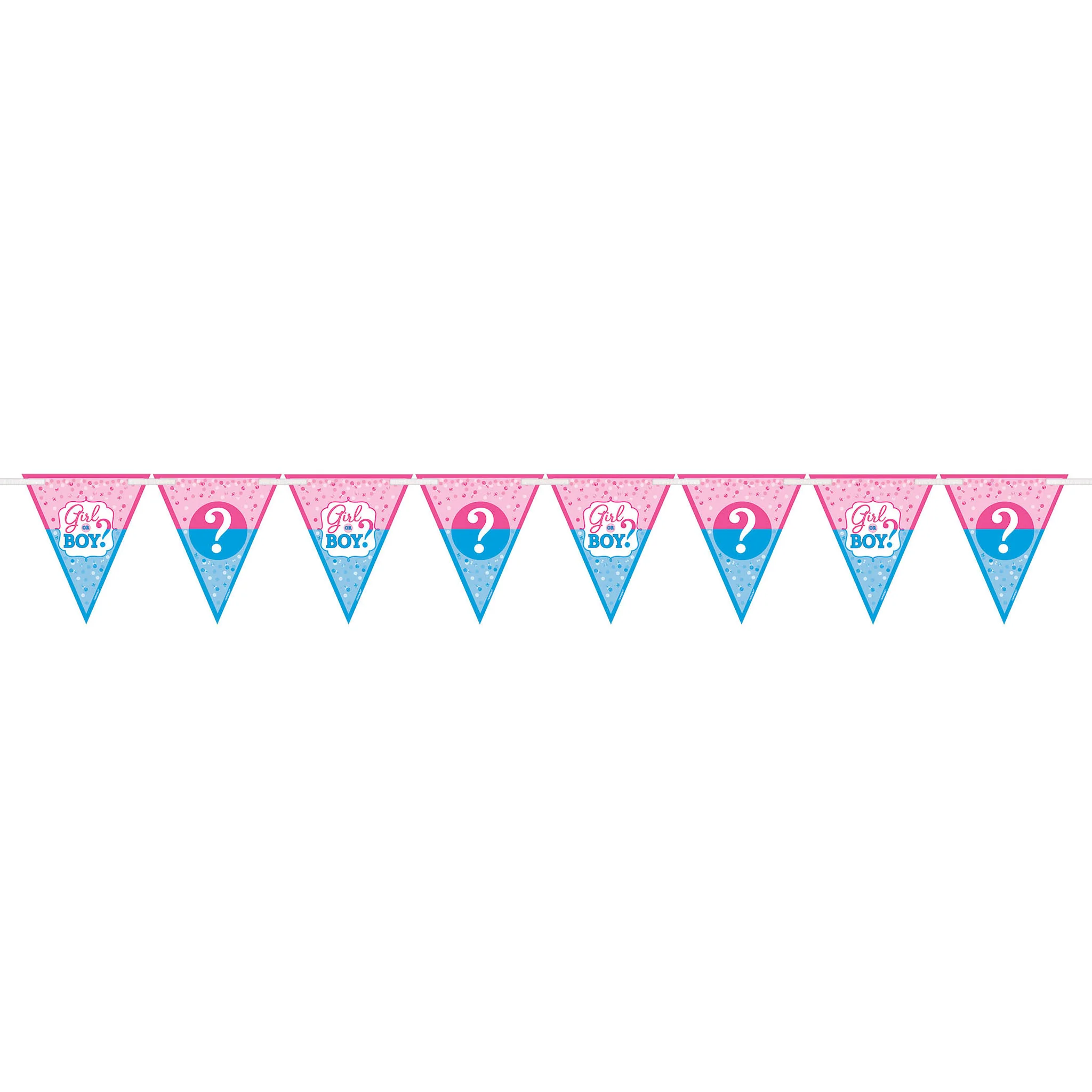 Girl or Boy Pennant Banner