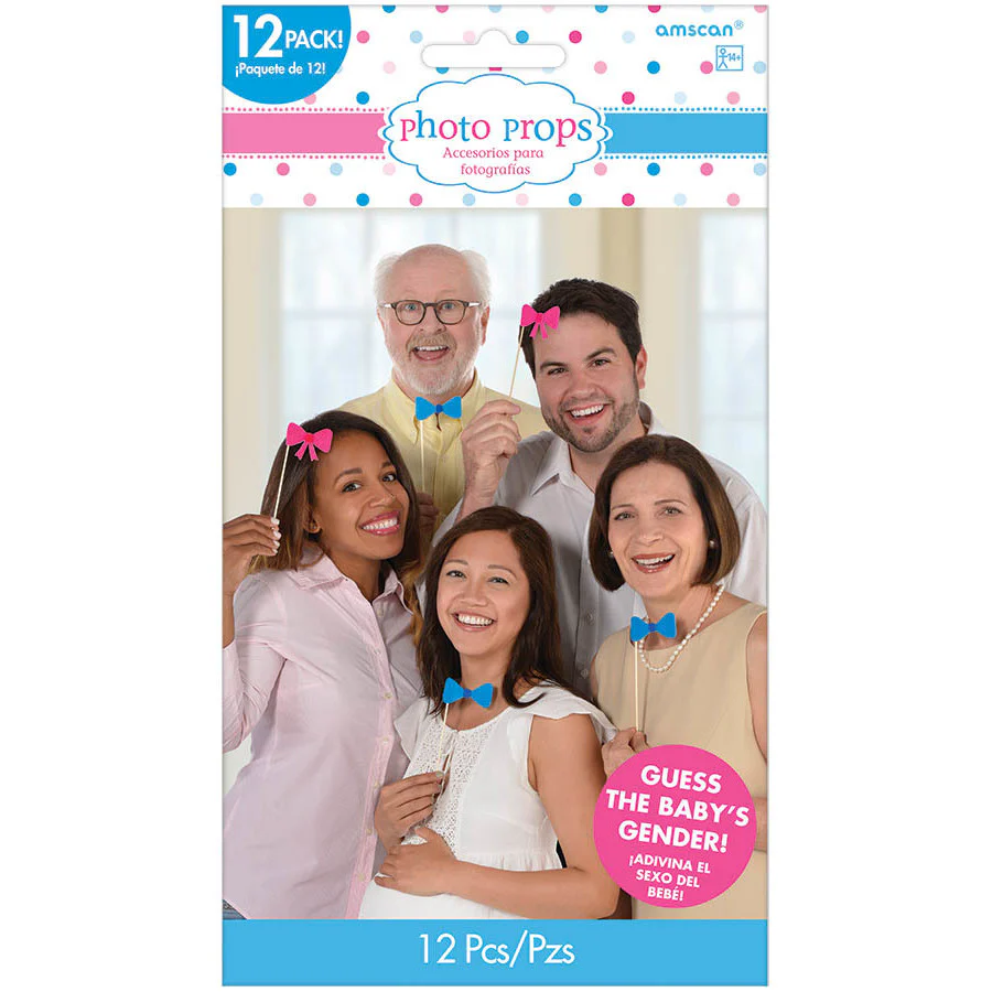 Girl or Boy Photo Props (12 ct)