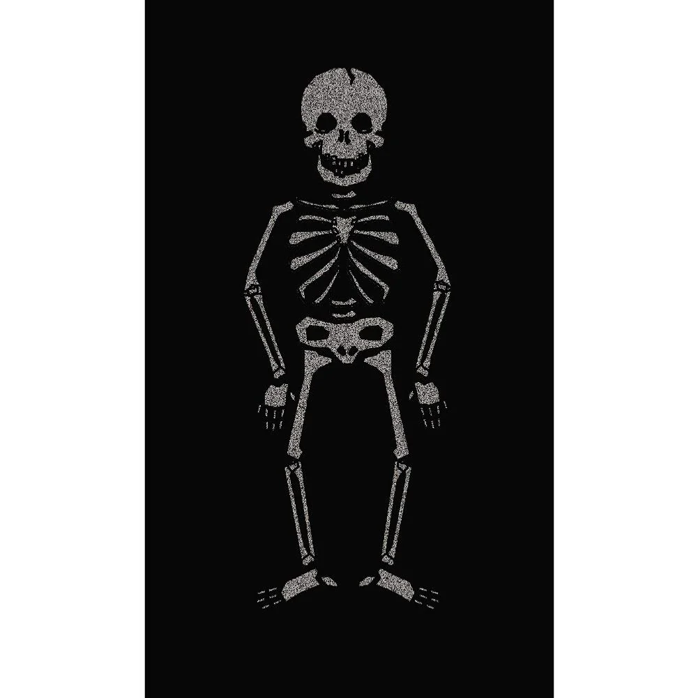 Glitter Skeleton Mini Favor Bags