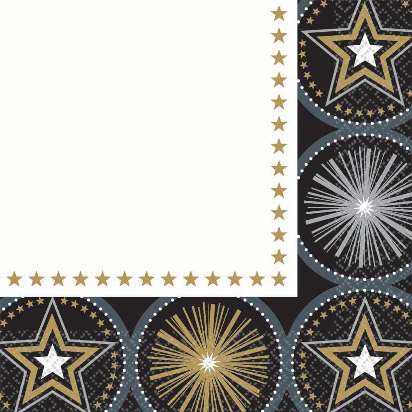 Glitter Starz Luncheon Napkins (16ct)