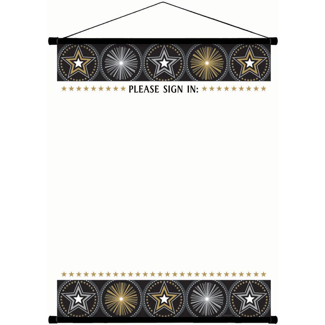 Glitter Starz Sign In Scroll Decoration