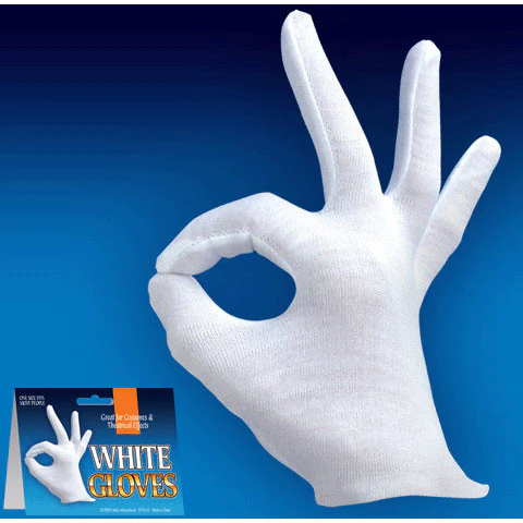 Costume Accessory Gloves White