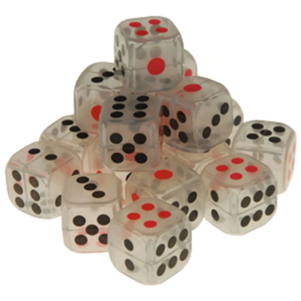 Glow in the Dark 1" Dice (12ct)