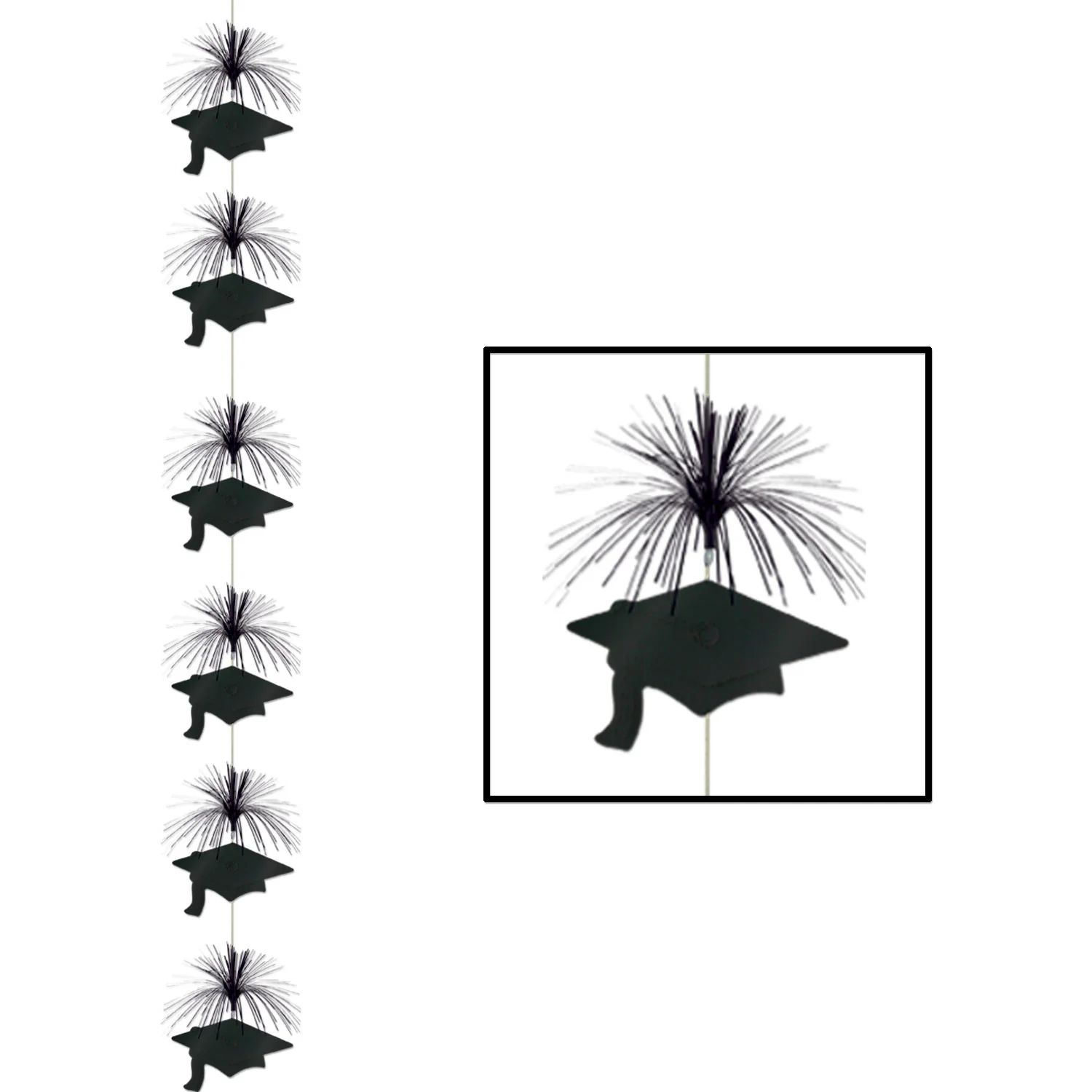Grad Cap Firework Stringer